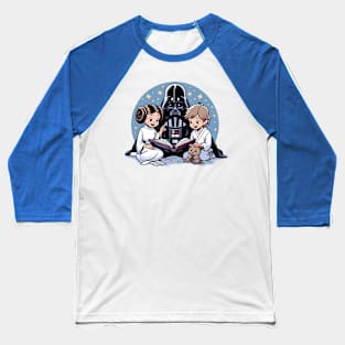 The best father in the galaxy. Baseball T-Shirt